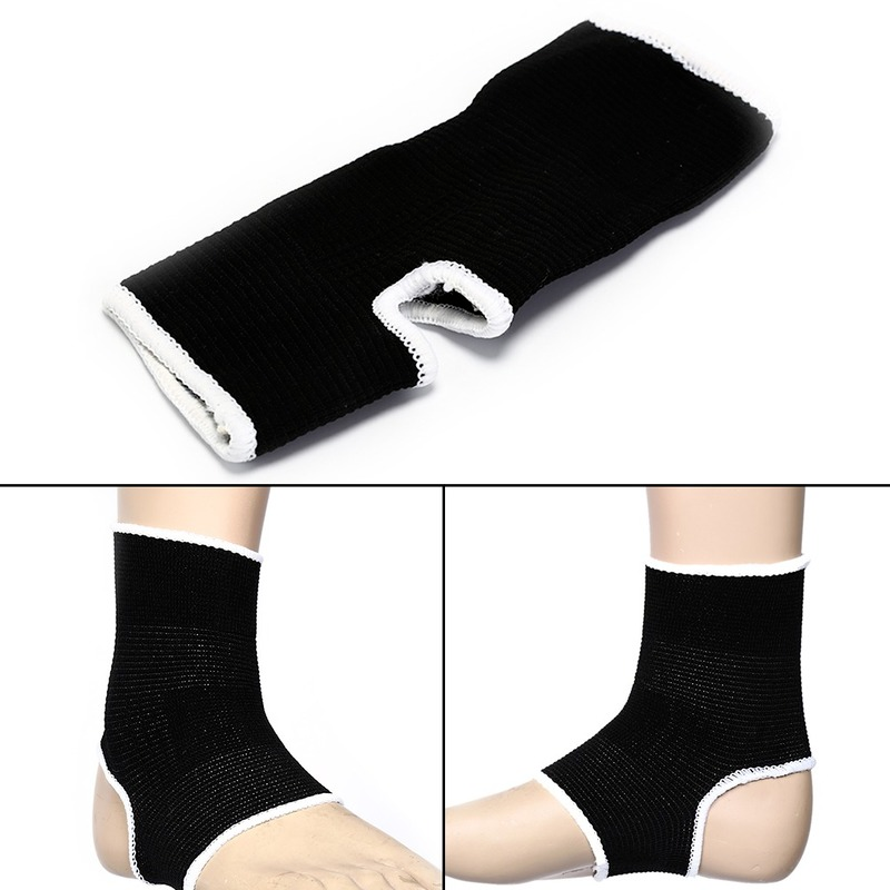 Ankle Foot Support Sleeve Pullover Wrap Elastic Sock Compression Wrap Sleeve Bandage Brace Support Protection Pain R